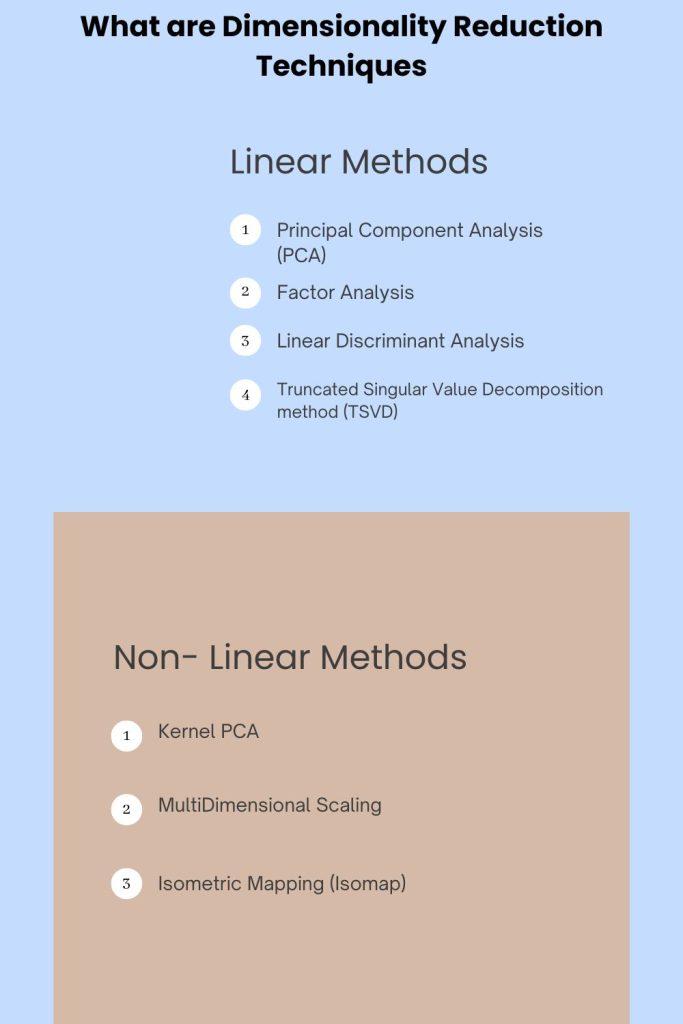 Dimensionality Reduction Techniques 